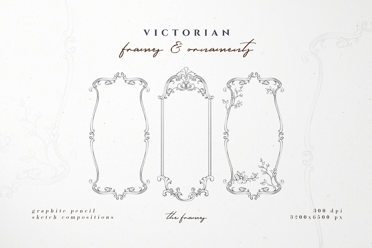 Victorian Frames & Ornaments, an Illustration by Aquarellina (Photo 20 of 27)
