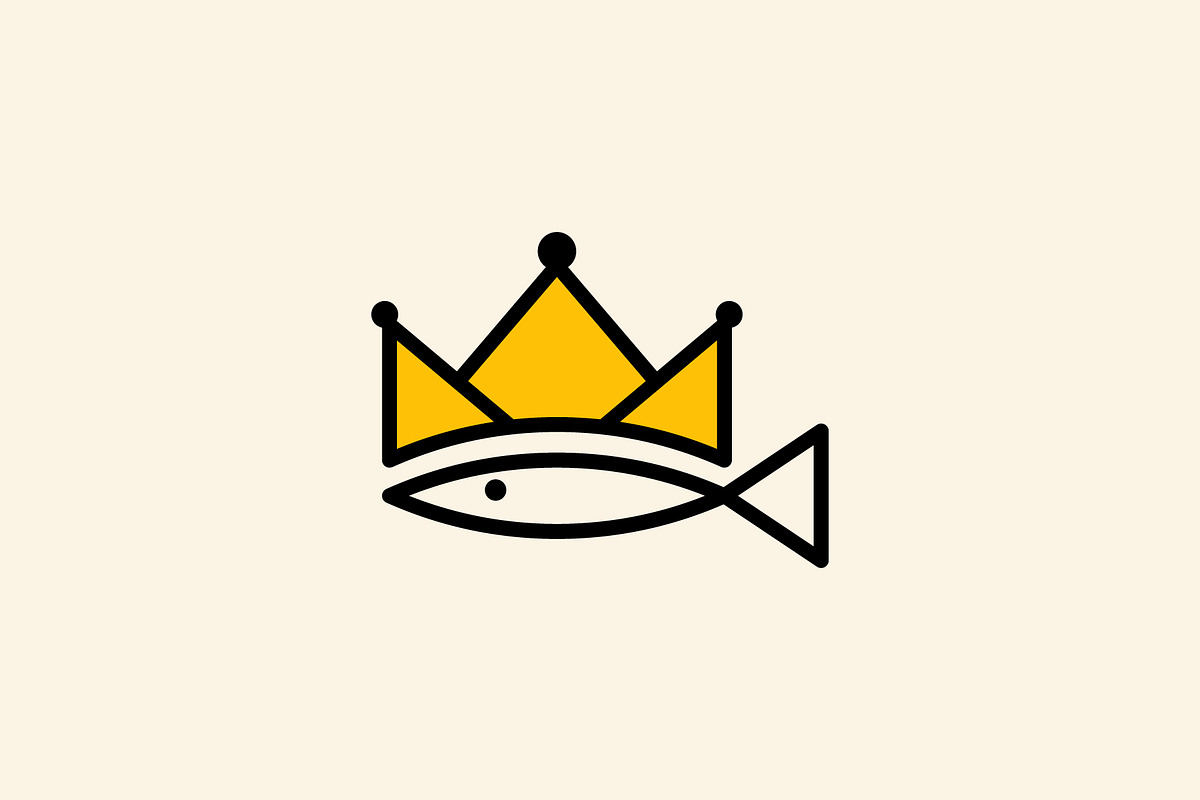King Fish Logo Design Vector, a Branding & Logo Template by Vectoryzen (Photo 1 of 2)