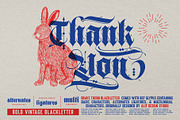 Brave Thorn Blackletter Font, a Blackletter Font by alit design (Thumbnail 21 of 21)