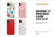 iPhone 11 Pro Max Case Mockup, a Product Mockup by iconisusmockup (Thumbnail 1 of 3)