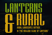 Rawanda a Display Font, a Sans Serif Font by IHDSTD (Thumbnail 3 of 6)