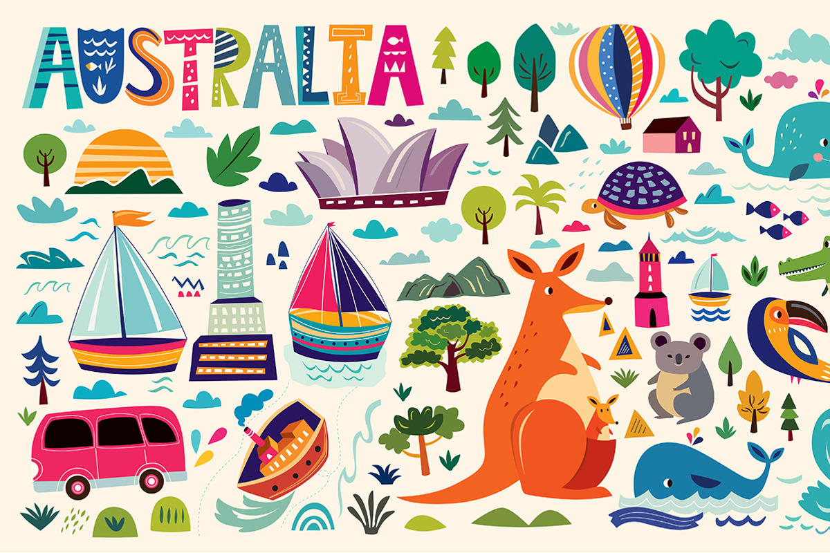 Australian symbols, an Animal Illustration by MoleskoStudio (Photo 4 of 8)