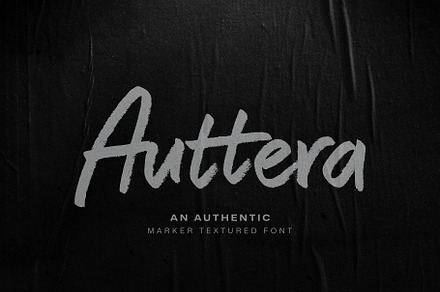 Auttera | Marker Font