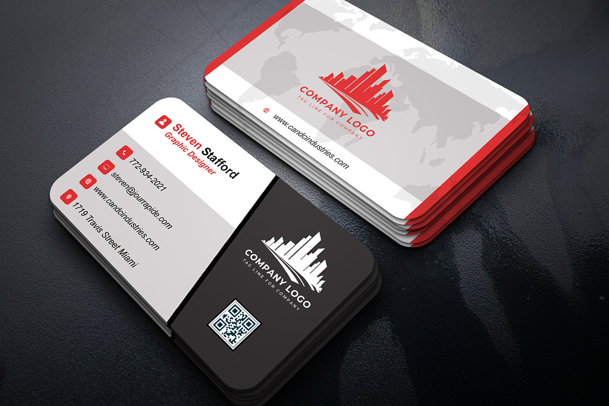 Modern Business Card Design Editable