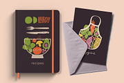 Veganism. Veggies, Fruits & Dishes, a Food Illustration by Renberrry.Store (Thumbnail 7 of 16)