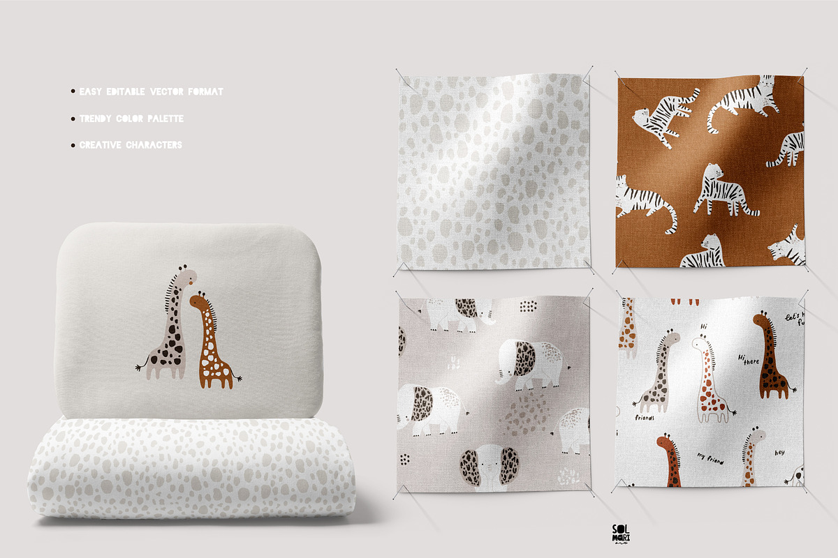 The WILD kids graphic collection, a Pattern Graphic by solmariart (Photo 4 of 8)