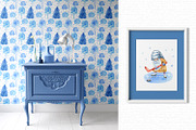 Winter Day Watercolor Collection, a Decorative Illustration by Anna Druzhkova (Thumbnail 13 of 17)