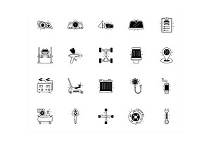 Car Garage Icons