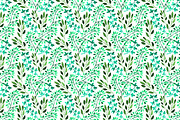 12 Green Leaves Seamless Patterns, a Pattern Graphic by Sunset&Sea Design (Thumbnail 4 of 4)