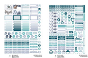ECLP Stickers - Weekly Set, a Design Template by DigitalDesignAI (Thumbnail 3 of 4)