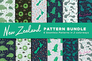 New Zealand Seamless Patterns Papers, a Pattern Graphic by BeesDesign (Thumbnail 1 of 4)