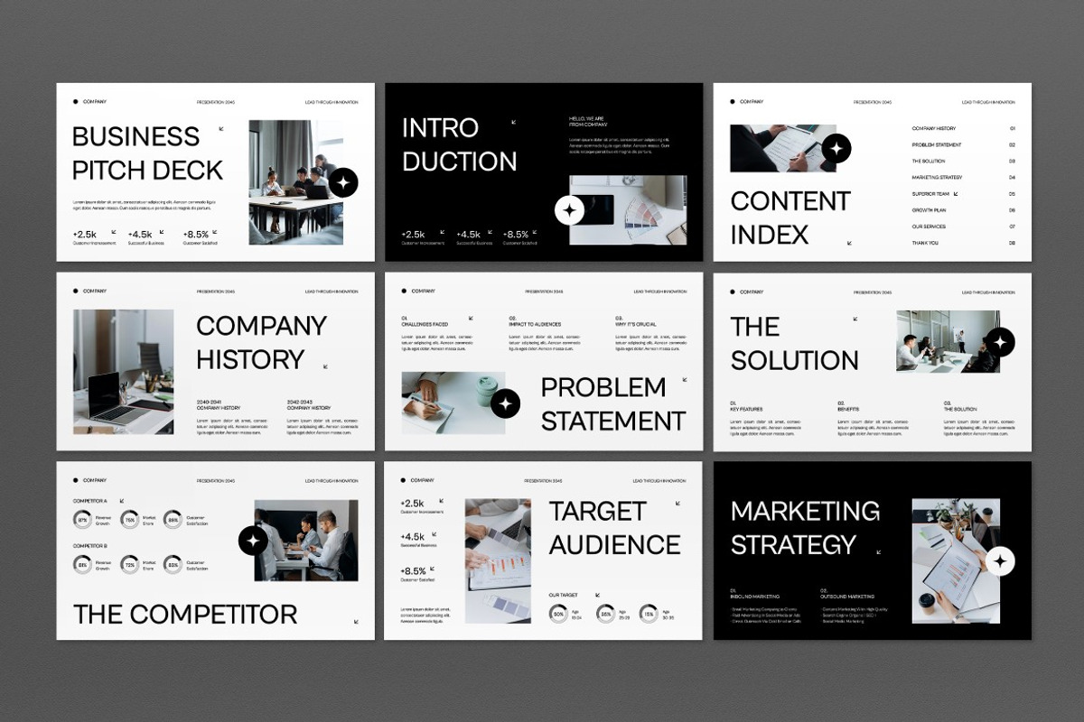 Business Pitch Deck Google Slide, a Presentation Template by graphicook (Photo 2 of 5)