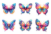 Glitter butterfly sublimation clipar, an Illustration by SinaCreation (Thumbnail 2 of 8)