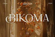 Bikoma | Luxury Serif, a Serif Font by ClevUs (Thumbnail 1 of 12)