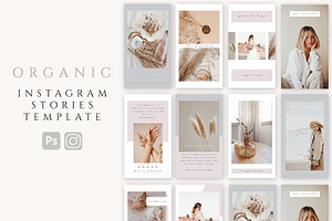 Instagram Stories Template Organic