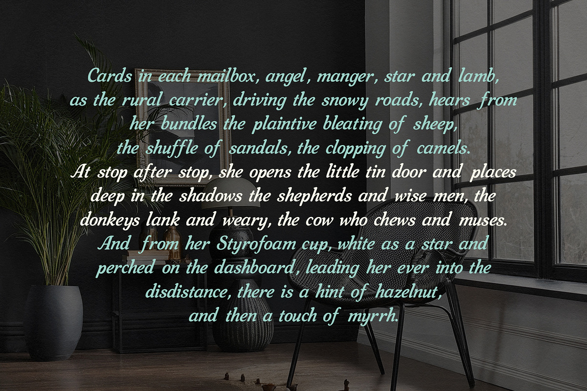 Restion Cafferia Classy Serif Font, a Serif Font by Maulana Creative (Photo 5 of 7)