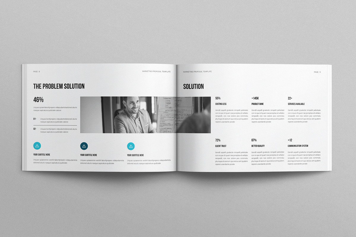 Marketing Proposal Landscape, a Brochure Template by E-Type (Photo 4 of 7)