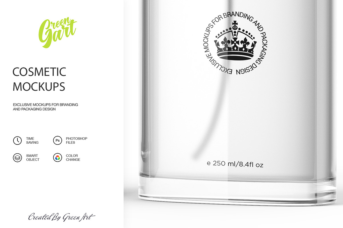 Cosmetics Mock-up, a Packaging Mockup by Green Art (Photo 7 of 9)