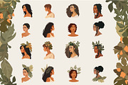 Nature Goddess Woman Character PFace, a Person Illustration by Imaginary Party (Thumbnail 2 of 10)