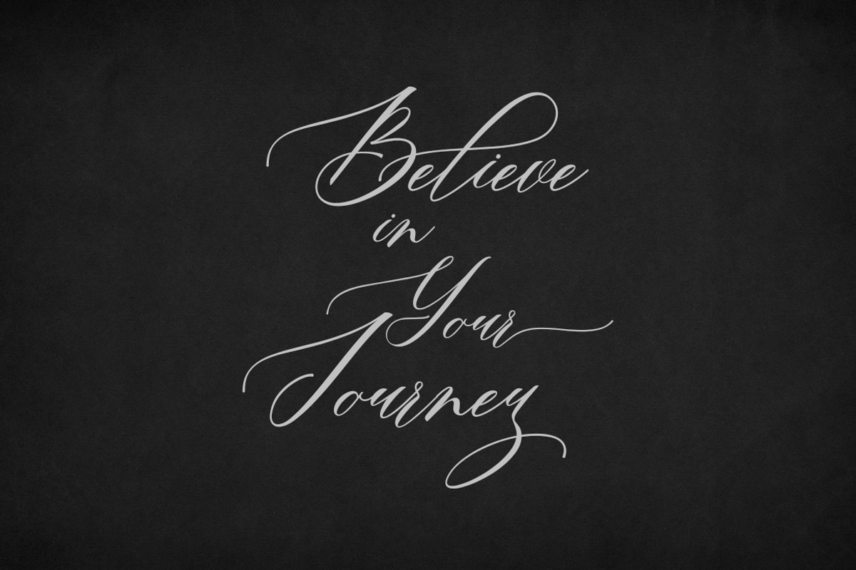 Angela Brittany, a Script Font by Amarlettering (Photo 3 of 6)