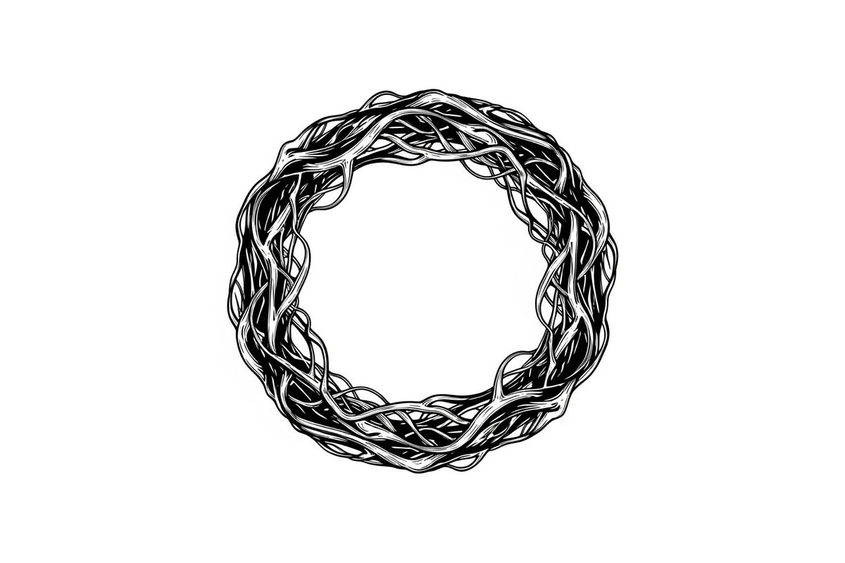 Hand Drawn Wreath Frame Bundle, an Illustration by yasushie (Photo 34 of 51)