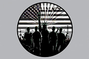 Nation Builder Silhouette Set, an Illustration by yasushie (Thumbnail 12 of 20)