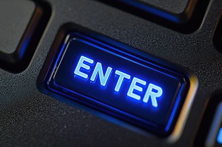 Enter button on computer keyboard, a Technology Photo by AlyaAnd