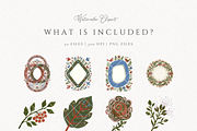 Folk Art Frame Scandinavian Frame, a Decorative Illustration by Invite to Clipart (Thumbnail 5 of 9)