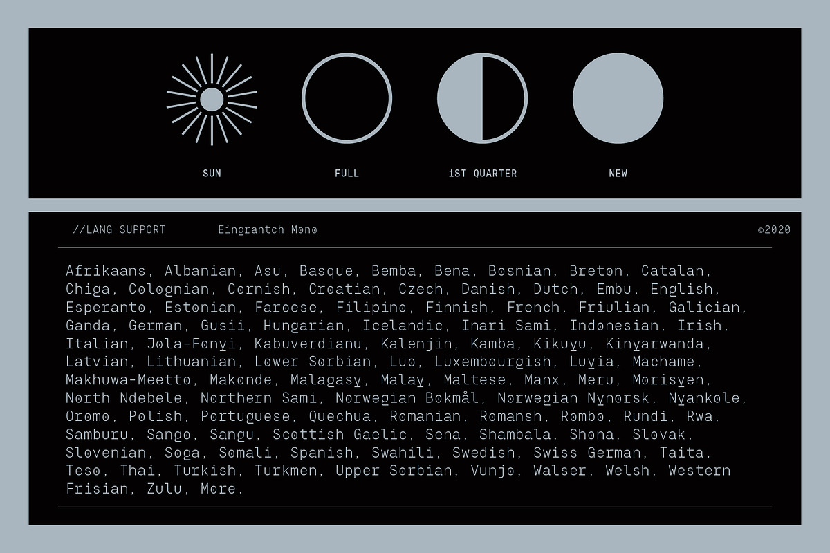80% OFF Eingrantch Monospaced preview 4