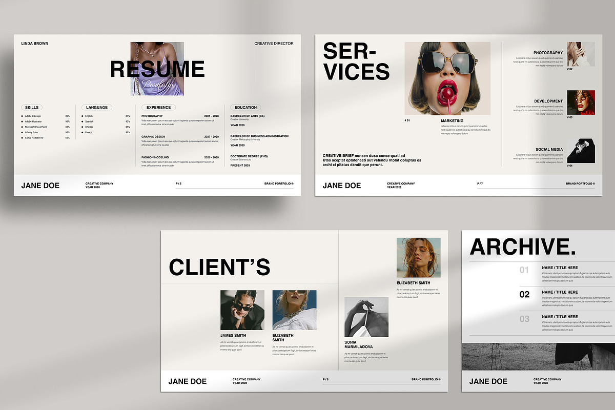 Brand Portfolio Presentation, a Presentation Template by NorthPeak (Photo 4 of 11)