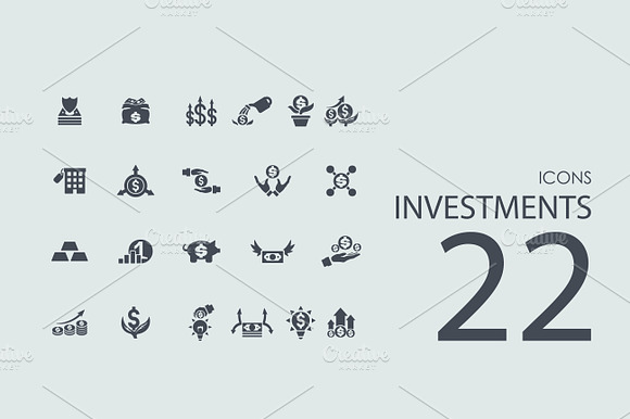 22 Investments icons preview 2