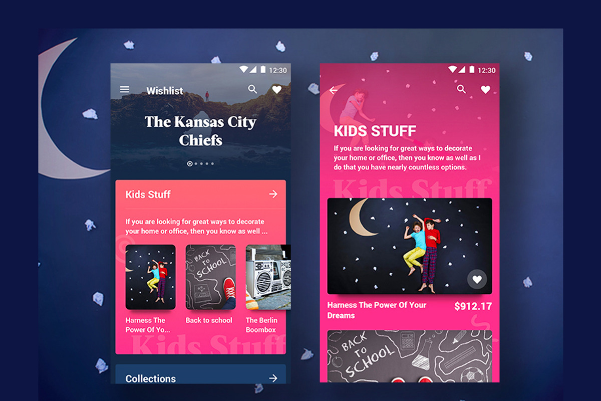 Wish List App UI, an App Template by ALEX BENDER UI STORE (Photo 3 of 3)