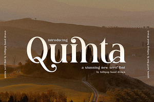 Quinta Serif Font