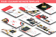 Fuud - Culinary Keynote Template, a Presentation Template by SlideFactory (Thumbnail 1 of 2)