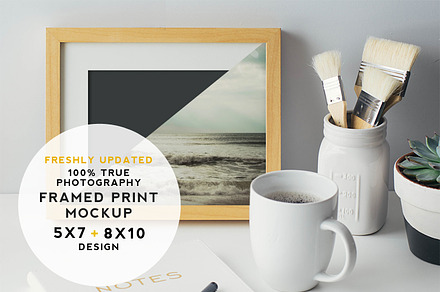 Artist Series Framed Print Mockup #3