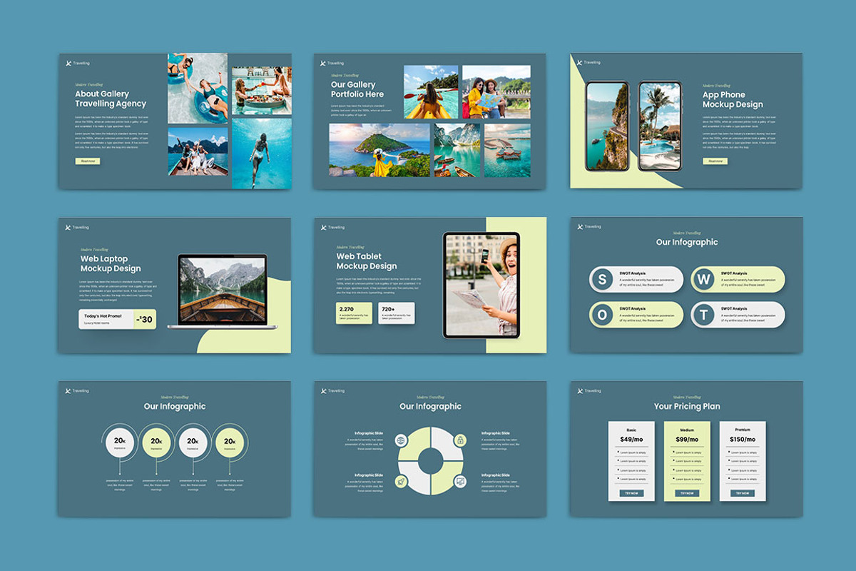 Tour and Travel Powerpoint, a Presentation Template by yanindesign (Photo 4 of 5)