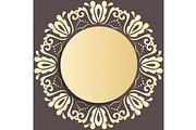 Winter Vector Round Frane With, an Object Graphic by FineArtStudio (Thumbnail 1 of 3)