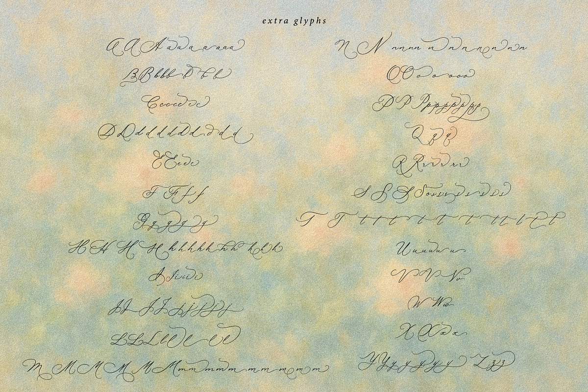 Rose Orchard Garden // Script Font, a Script Font by PeachCreme (Photo 16 of 16)