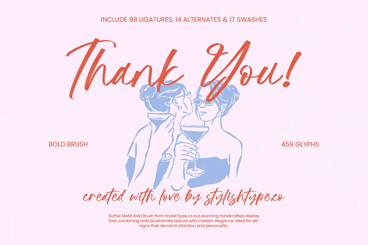 Suthel Matik - Bold Brush Font, a Script Font by stylishtype.co (Photo 20 of 20)