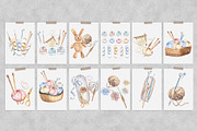Knitting & Crochet, a Decorative Illustration by JennyColorArt (Thumbnail 4 of 8)