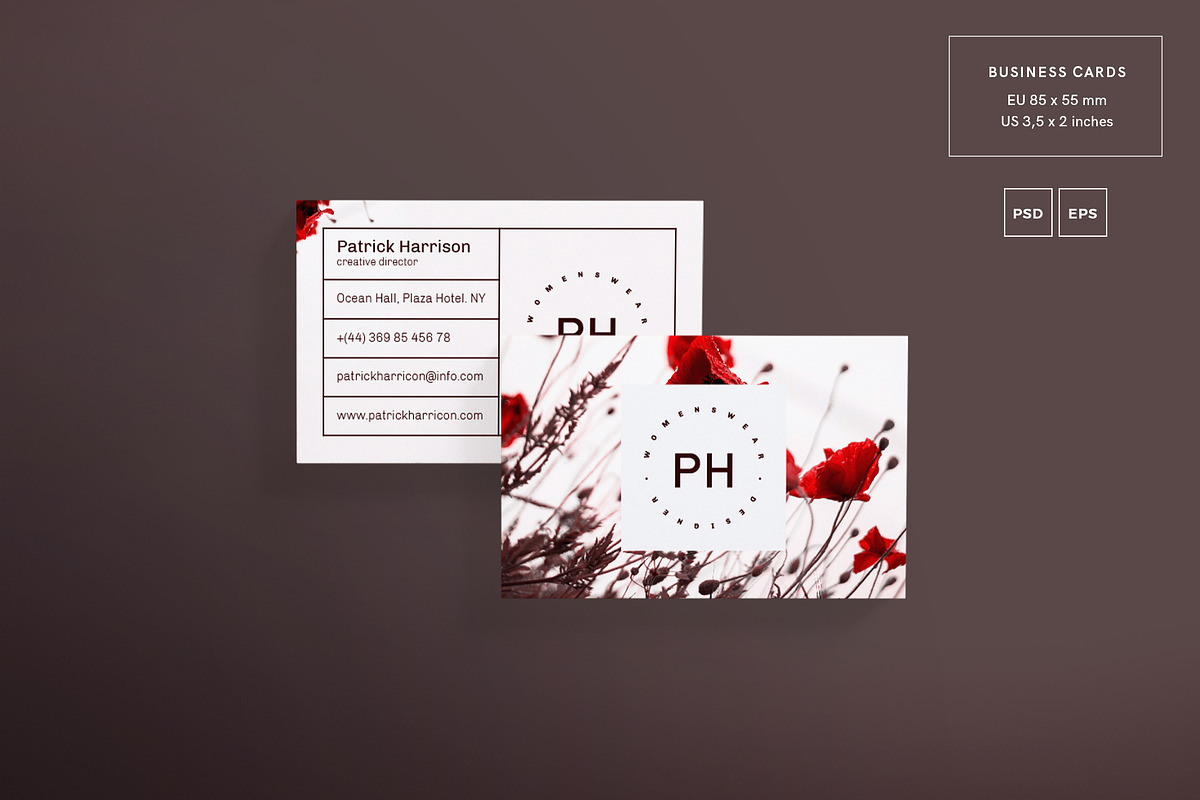 Business Cards | Fashion & Style, a Business Card Template by Amber Graphics (Photo 2 of 3)