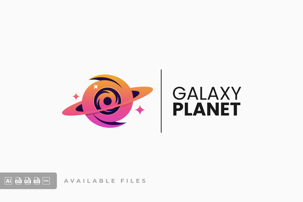 Galaxy Gradient Colorful Logo, a Branding & Logo Template by ivan_artnivora
