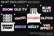 12 Text Effect Templates, a Layer Style Add-On by iDoodle Studio (Thumbnail 2 of 6)