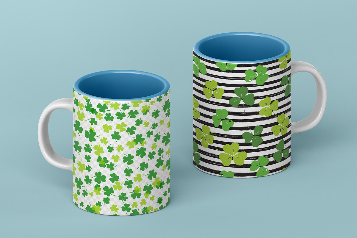 St Patricks Day Digital Paper, a Background Graphic by Digital Studio (Photo 4 of 5)
