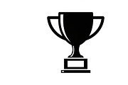 Bold winner trophy cup icon, an Illustration by Amazin_art (Thumbnail 16 of 29)