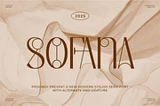 Sofana || Modern Sans Serif Font, a Sans Serif Font by Idea Studio (Thumbnail 1 of 10)