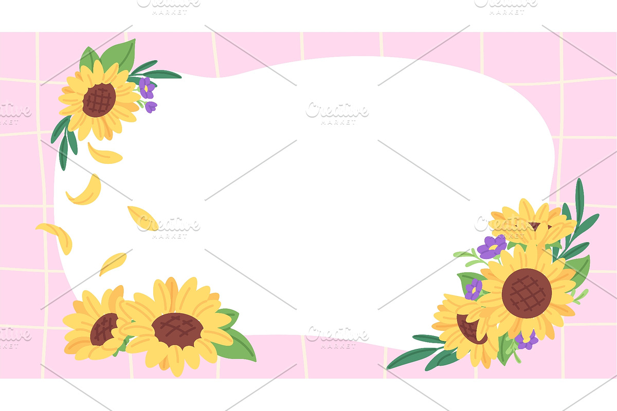 Decorative banner template with, a Background Graphic by LadadikArt (Photo 1 of 3)