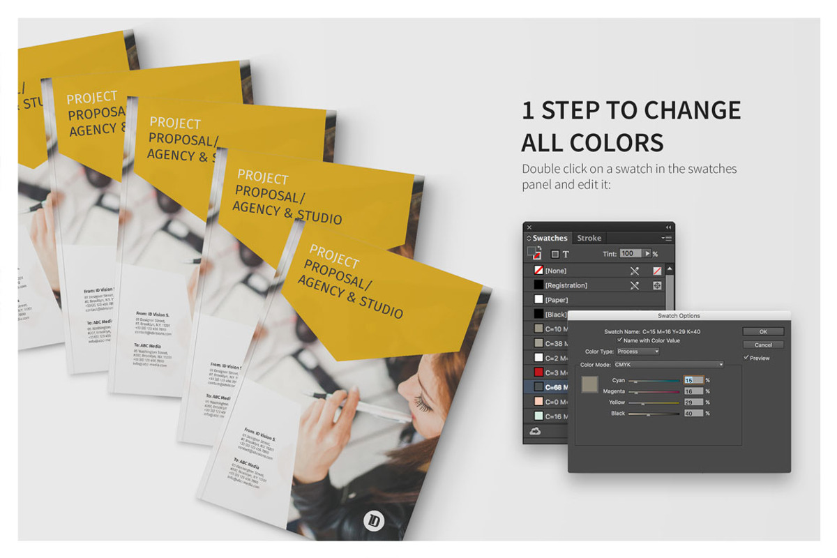 Project Proposal Agency & Studio, a Brochure Template by ID Vision Studio (Photo 12 of 16)