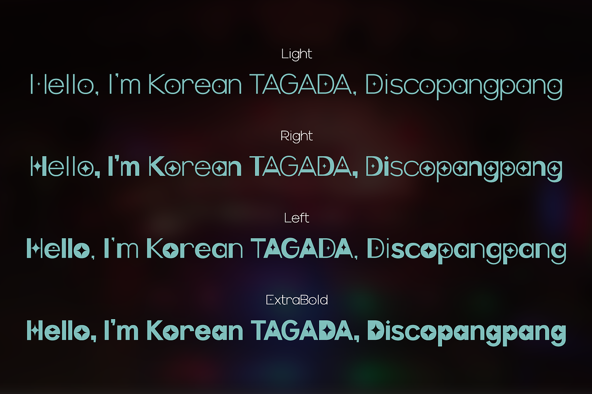 HU Tagada / 20% OFF, a Sans Serif Font by heummdesign (Photo 2 of 6)