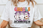 Retro Halloween Ghouls PNG Sublimati, an Illustration by DreamCafeArt (Thumbnail 3 of 7)